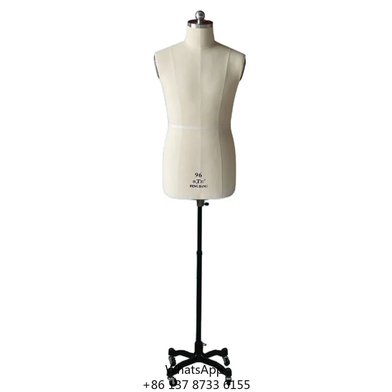 High-end Bust Men's Model Window Display Clothes Hanger Half-body Frame Dummy Mannequin Male