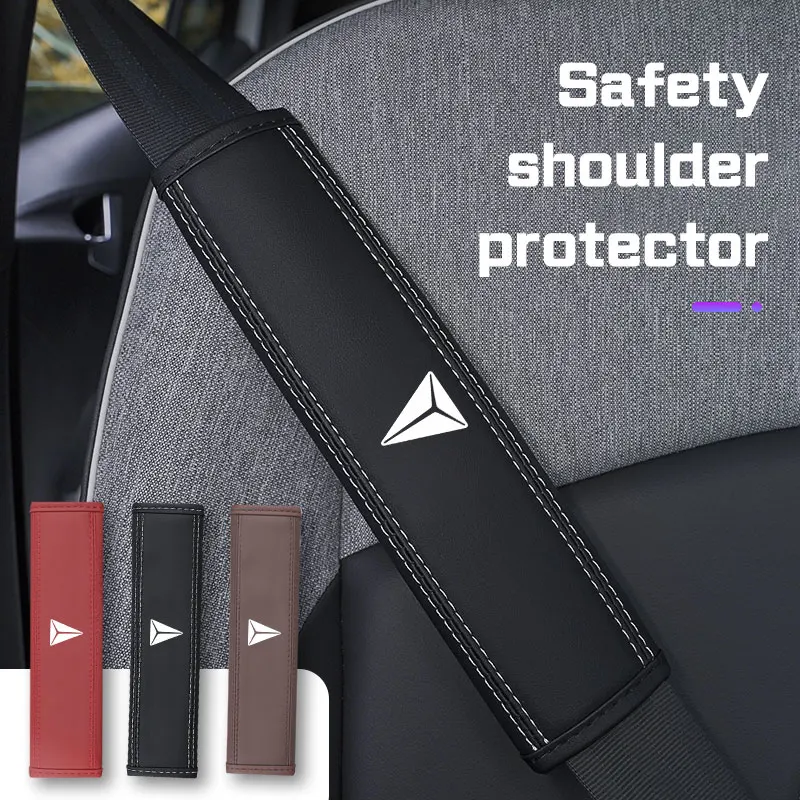 Coussinets de protection pour ceinture de sécurité en cuir Nappa, 2 pièces, pour Changan Deepal S7 S07 SL03 S05 G318 S09 Series, accessoires de voiture