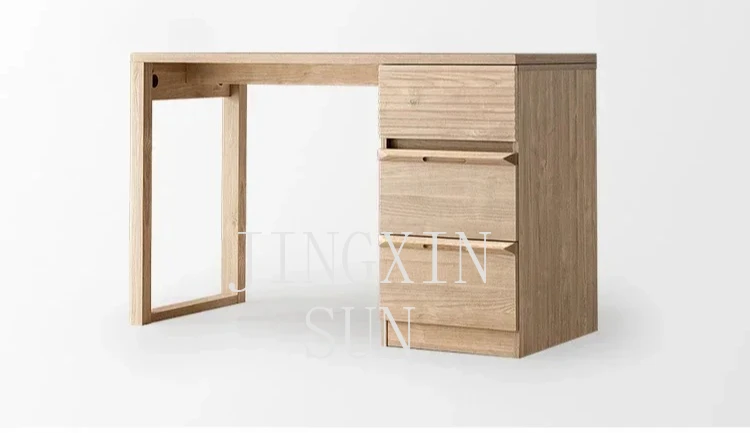 Wooden Home Children Study Table Organizer Frame Modern Computer Desk Kids Designs For Student HS1V