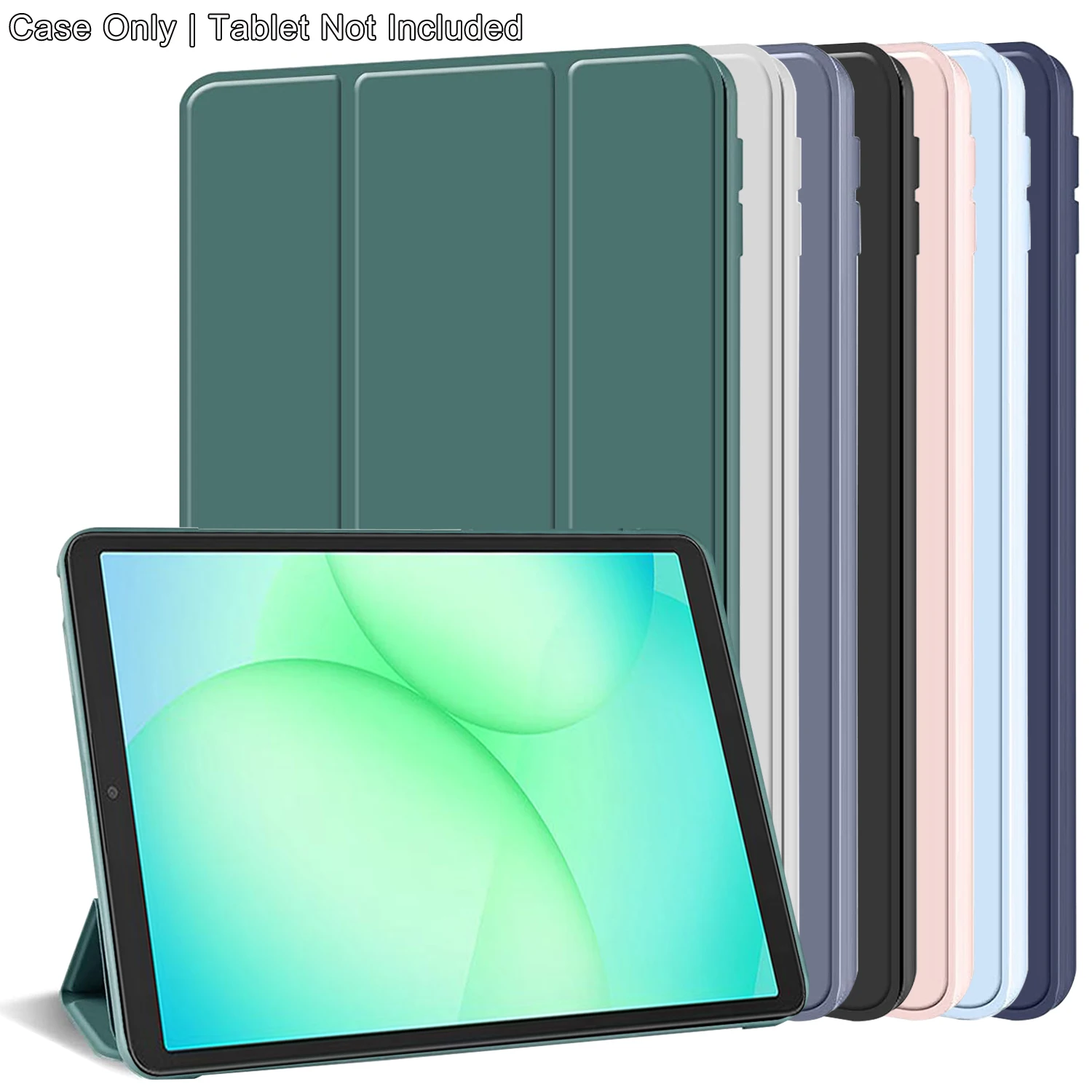 For Samsung Galaxy Tab A9 2023 A11 2025 8.7'' SM-X110 SM-X133 Tri-fold Flip Case Magnetic Stand PU Leather Protective Cover