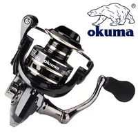 OKUMA-carrete de pesca AC2000-7000, accesorio con agarre de bola de Metal, giratorio 5,2: 1, 12KG de arrastre máximo
