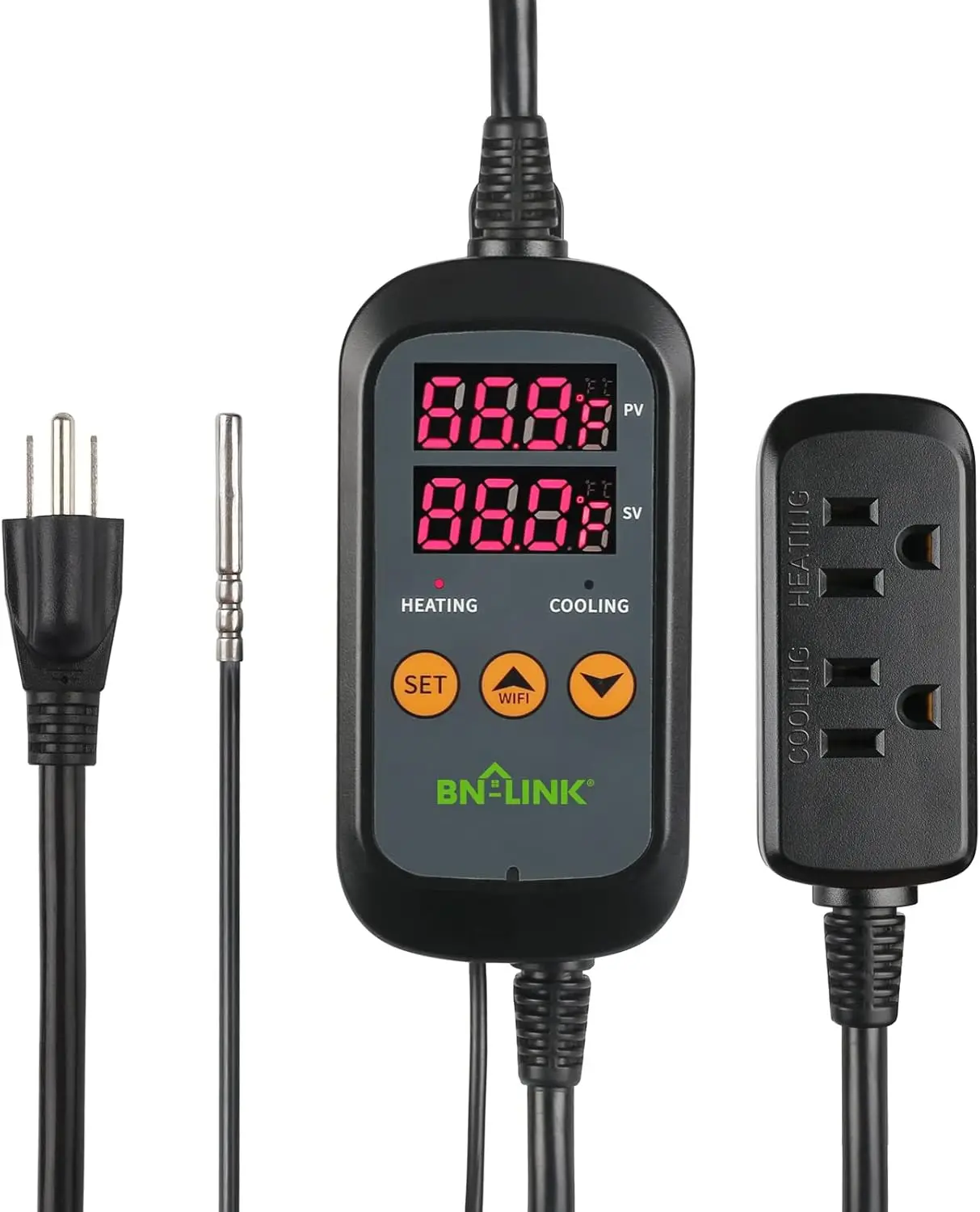 

Умный Wi-Fi терморегулятор для отопления и охлаждения, работает с Alexa и Google Home, -40-176 ° Разряд F