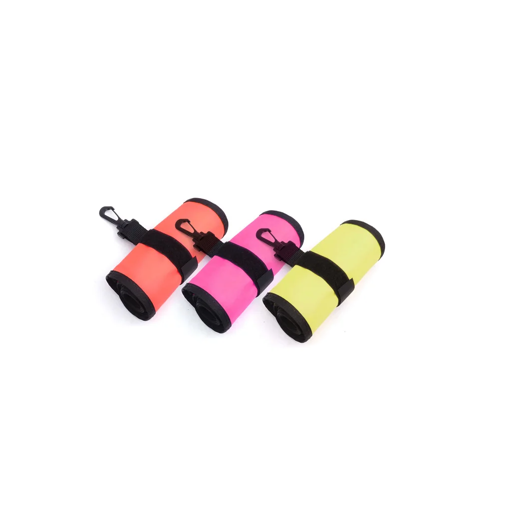 150 15cm Inflatable Buoy Signal Tube Professional Underwater Sturdy Sausage Scuba Diving Markers Fluorescent Pink