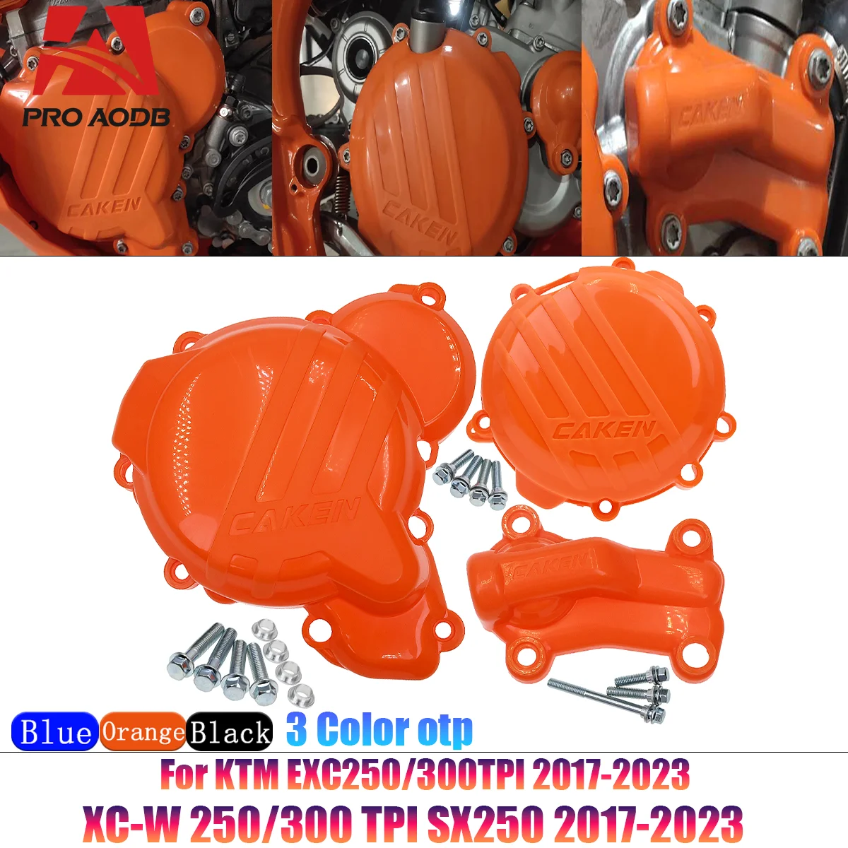 

Motorcycle Engine Clutch Protector Ignition Guard Water Pump Cover For KTM EXC250 EXC300 TPI SX XCW For Husqvarna TC TE 250 300