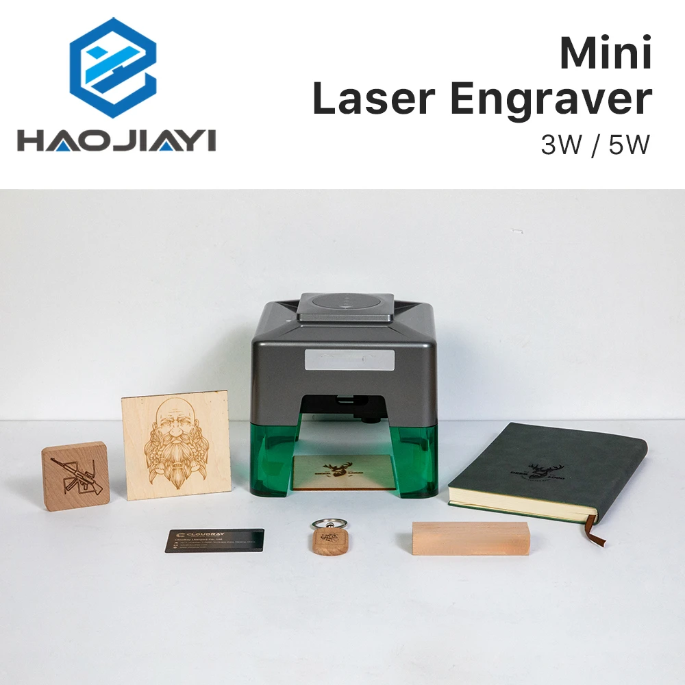 MINI Laser Engraver CNC DIY Laser Engraving Machine 5000mw Fast Mini Logo Mark Printer Cutter Woodworking Wood Plastic