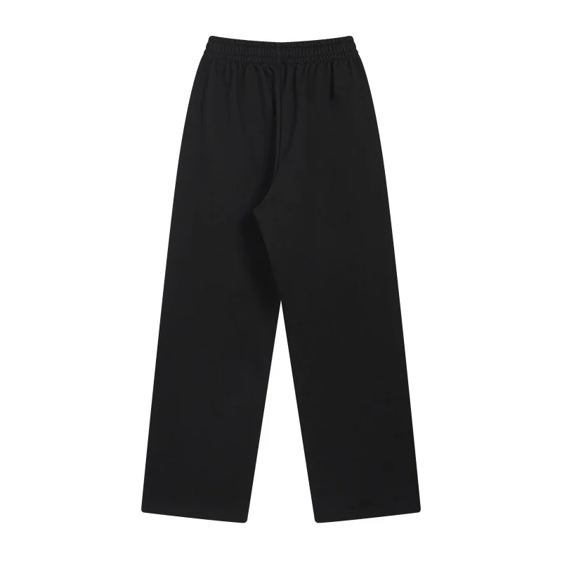 Black Baja Style Men's Women's Loose Seamless Cutting Hole Breaking Sharing Machete Pants Sweatpants