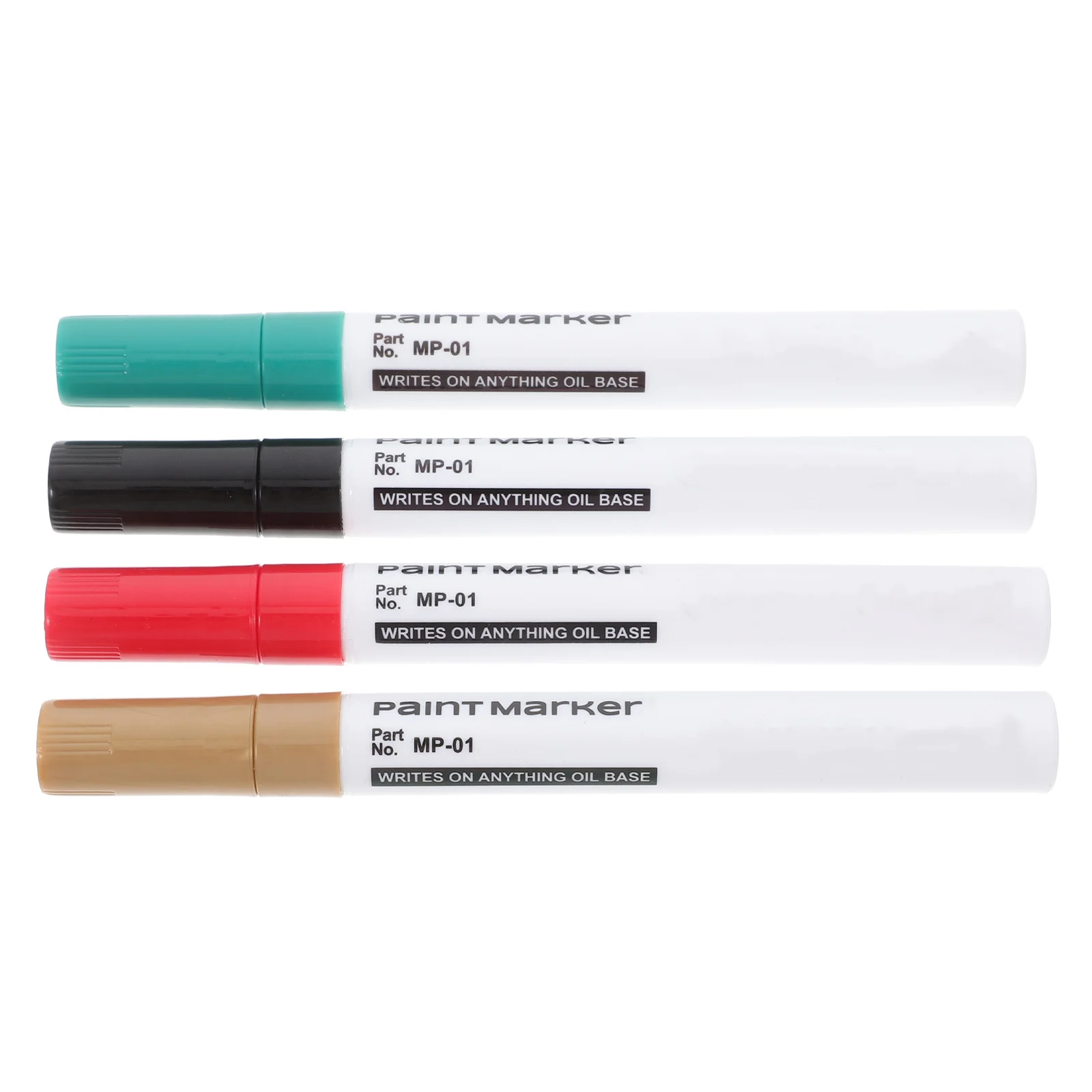 

4pcs Paint Markers Waterproof Fade Resistant Vibrant Colors Easy Use Monument Diy Repairing Permanent Marker For Plastic Rocks