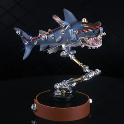 3D Metal Puzzle Animal Model Kit DIY Mechanical Shark Dinosaur Model Toy DIY