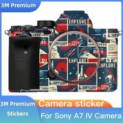 Decal Skin For Sony A7M4 A7IV Vinyl Wrap Film Camera Protective Sticker Protector Coat A7 Mark4 MarkIV Mark 4 IV M4 Alpha 7M4