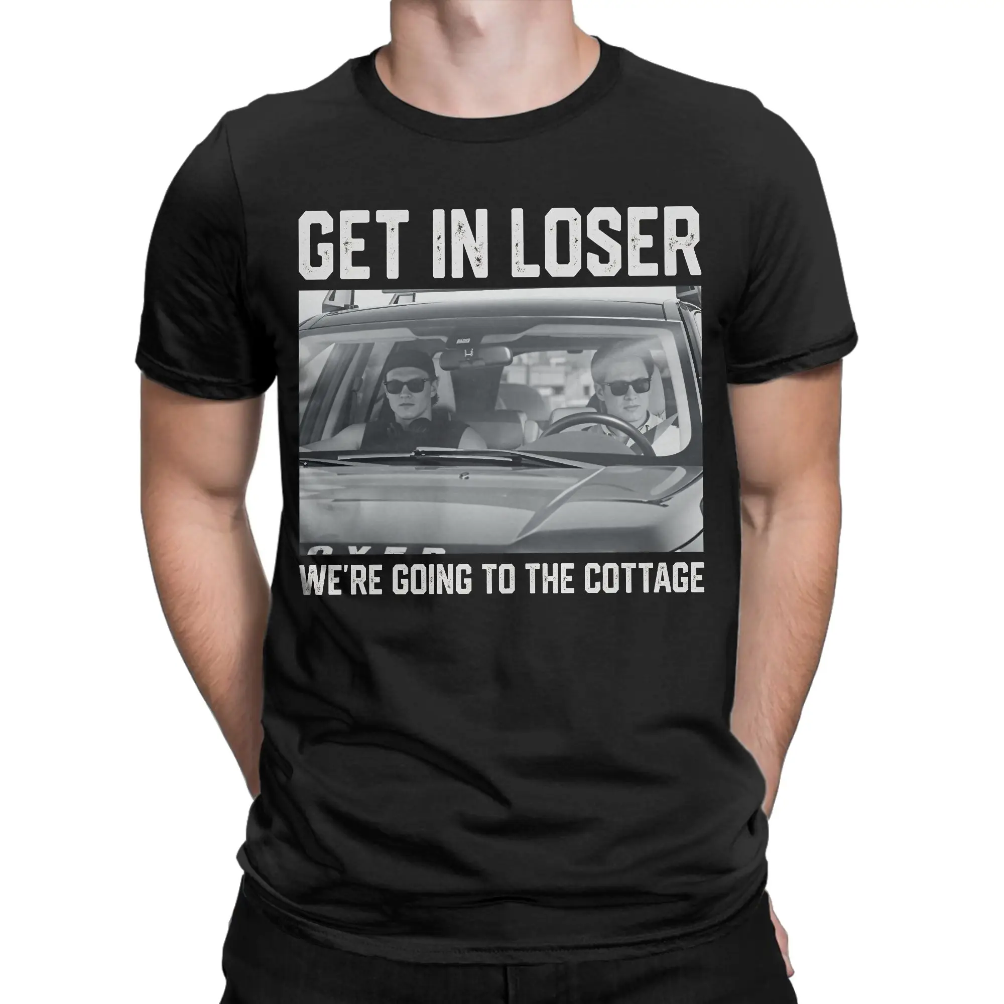 Get In Loser We'Re Going To The Cottage Featuring By Cuccico T-Shirt Heated Rivalry T-Shirt Summer 100 Cotton Plus Size 5XL Tees