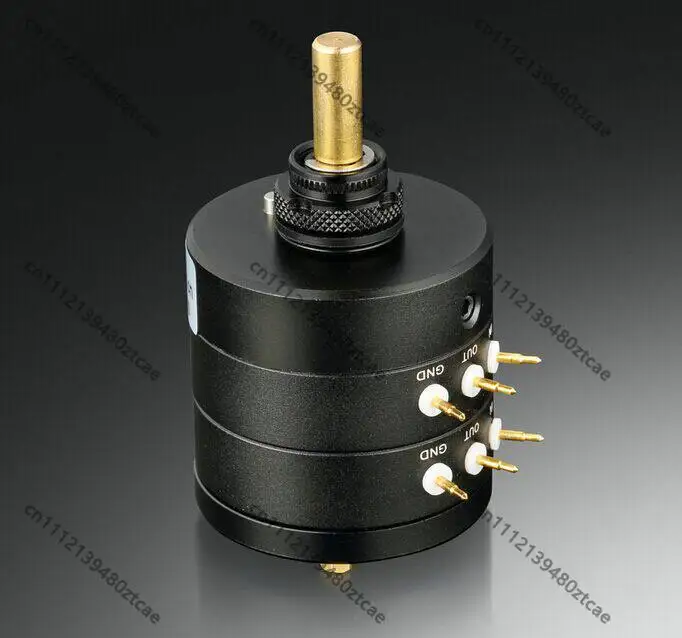 High Precision 24 Steps Stepped Volume  Silver Audiophile Audio Voltage Divider Adjustment Knob
