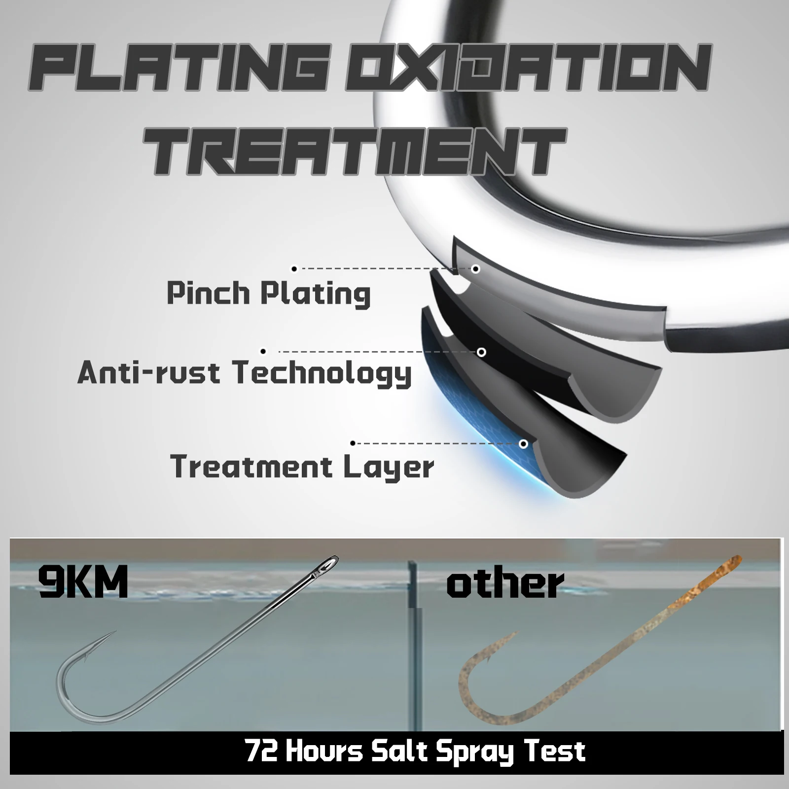 9 كجم 50 قطعة خطاف صيد طويل عرقوب خطاف بلاستيكي ناعم خطاف أبردين خطاف دودة عالي الكربون الصلب