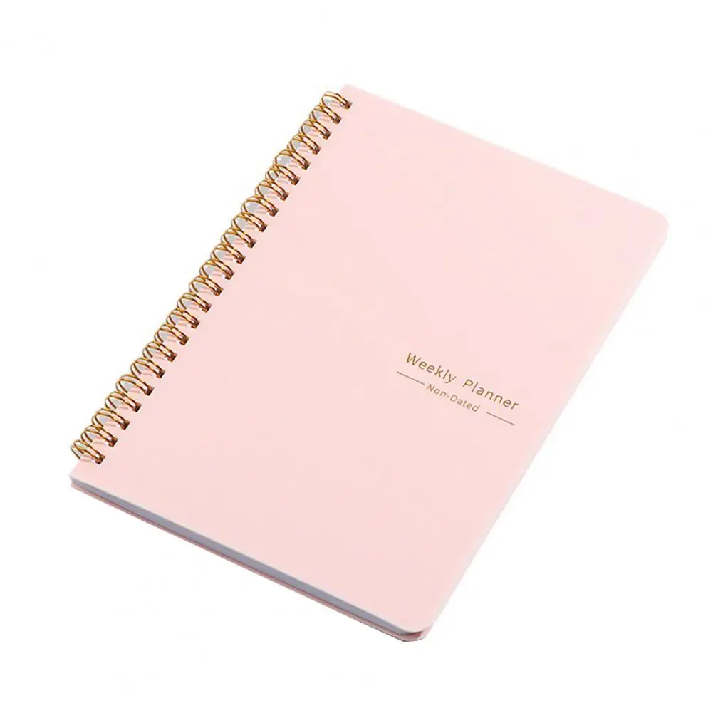 Study Planner 2024 Weekly Planner for Home School Office 52 Week English Notebook with Thick Paper Smooth Writing Durable
