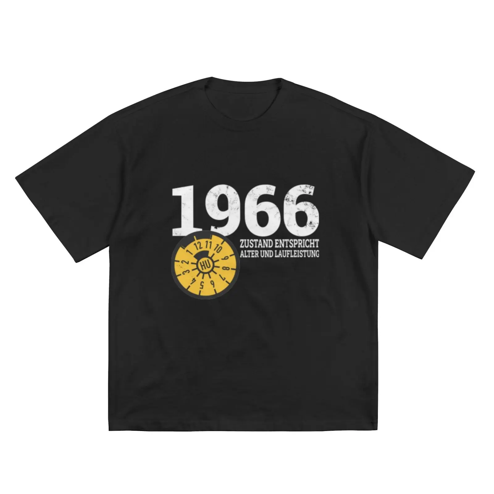 60th Birthday 1966 Condition Matches Age And Mileage Short Sleeve Tee 100% Cotton T-Shirt