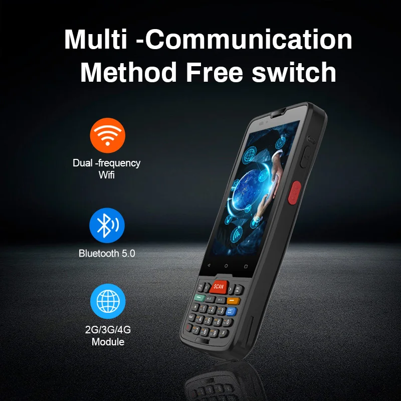 4 Inch Portable Pda Android 9 System 2gb 16gb Pdas Rugged Android Barcode Scanner
