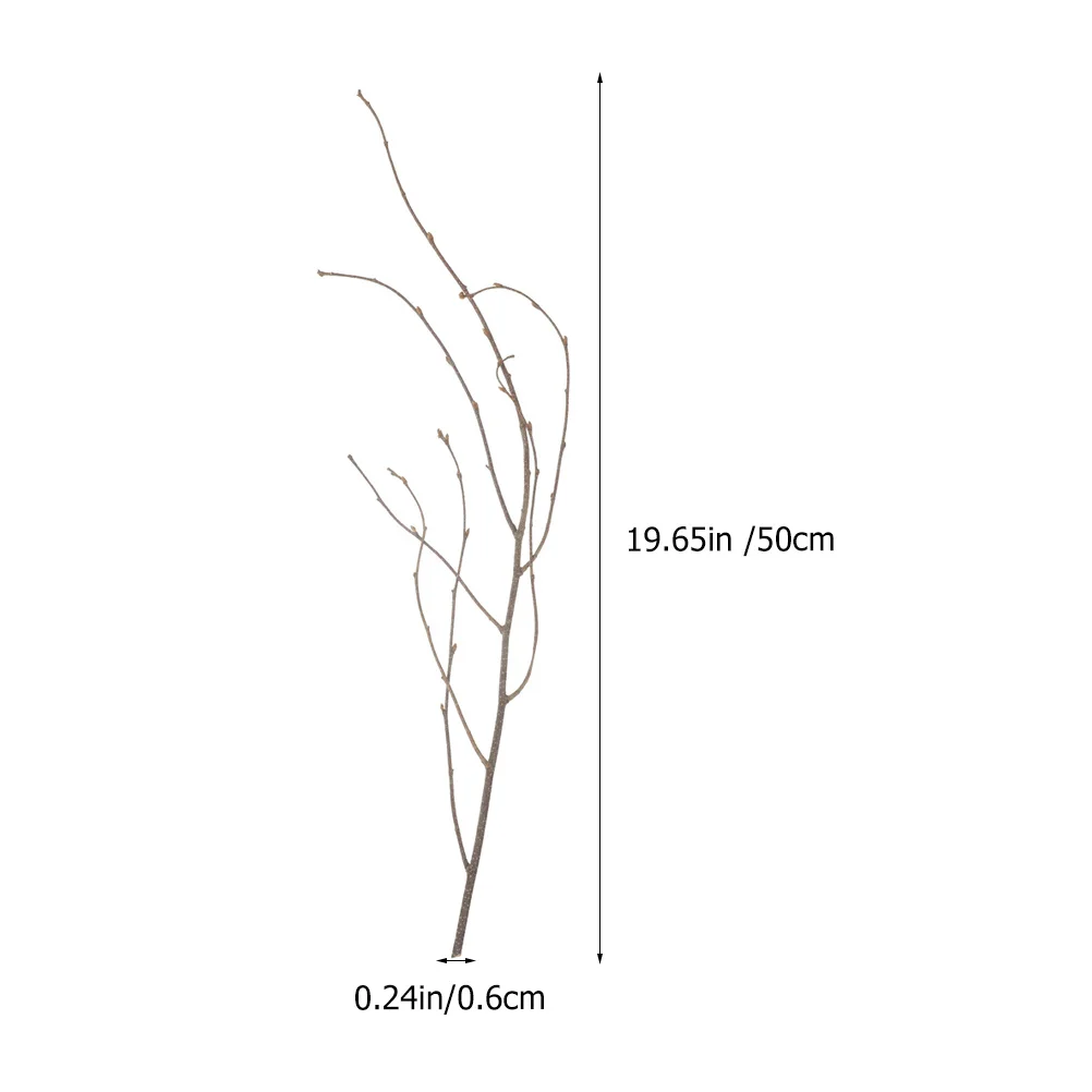 12pcs Natural Dried Tree Branches Small Twig Decorative Filler For Vase Home Wedding Party Decoration Diy Craft Arrangement