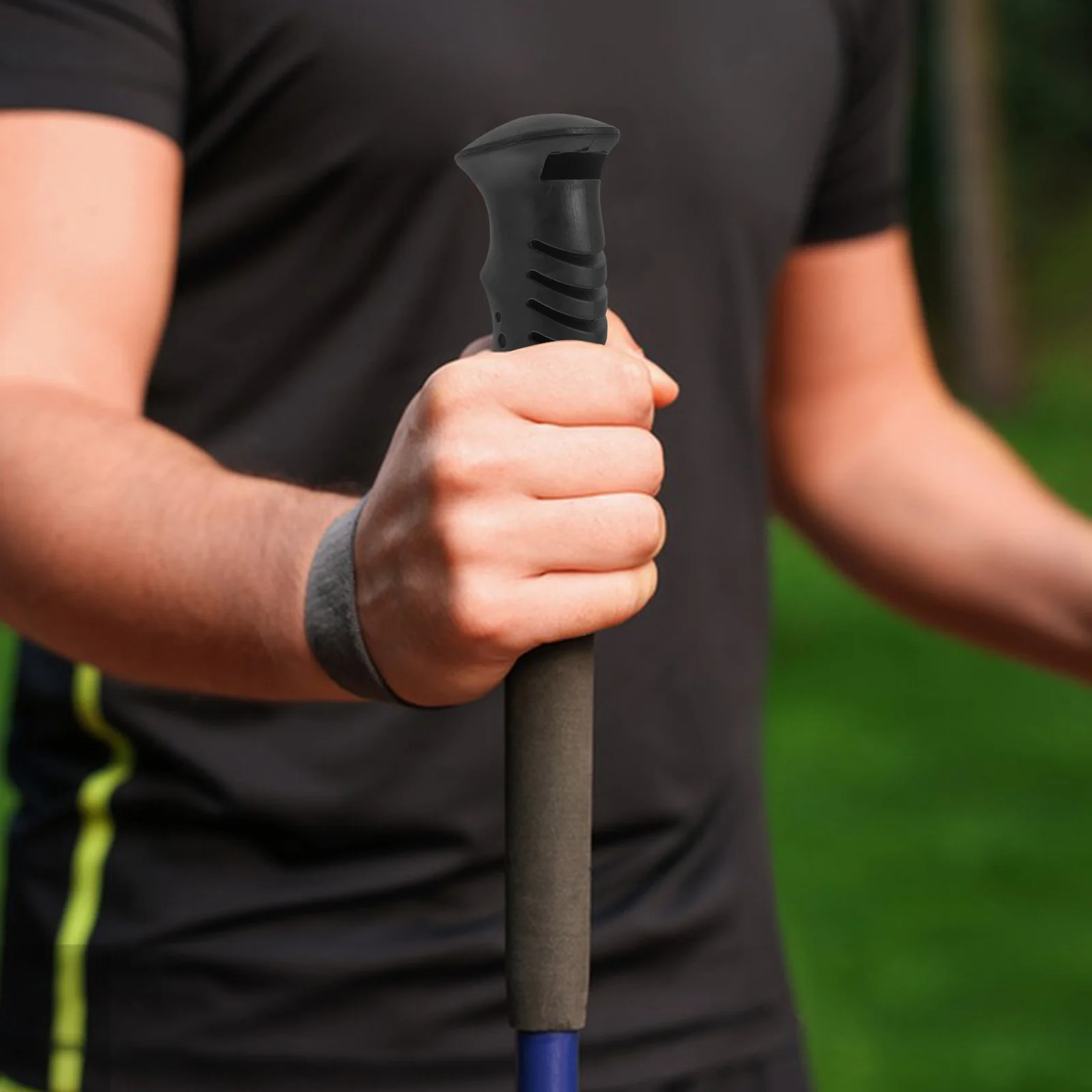 

4Pcs Hiking Stick Handle Replacement Universal Fit Ergonomic Non-Slip Trekking Pole Part for Outdoor Adventures