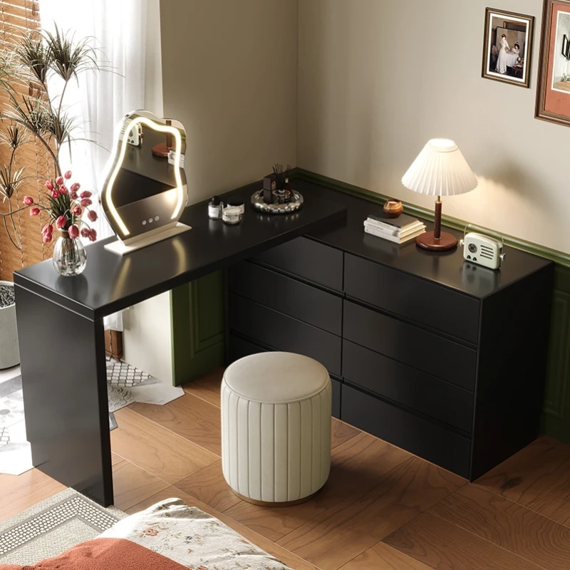 

Makeup Toilets Furniture Luxury Hotel Girls Portable Bedside Table Dresser Night Stands Comfortable Schminktisch Drawers Bedroom