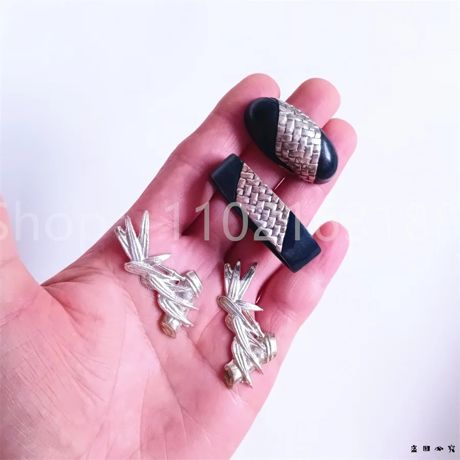 High Quality A Set Copper Brass Handguard Tsuba Guard Fuchi Kashira Menuki For Japanese Japan Katana Samurai Sword Fittings New