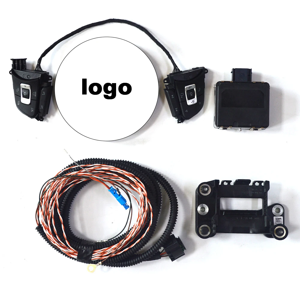 For VW Touran Steering Wheel Multi-Functional ACC Button Cruise Kit Includes Frame Cable