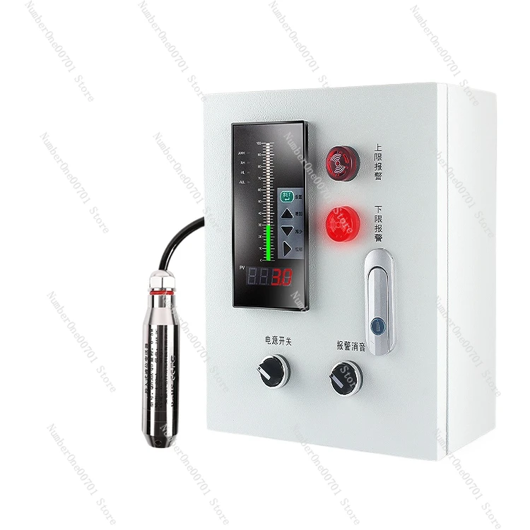 Liquid Level Water Level Controller Electronic Liquidometer Transmitter Fire Water Tank Pool Liquid Level Display Sensor