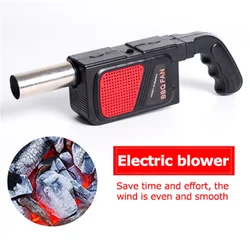 New Portable Handheld Electric BBQ Fan Air Blower for Outdoor Camping Barbecue Picnic BBQ Cooking Tool Grill Accessories