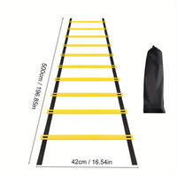 5M Agility Ladder Football Adjustable Ladder Agility Training Ladder Jumping Fitness Body Coordination Warm-Up Training Tool