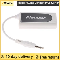 Flanger FC-21 Guitar Converter Electric Guitar Bass Mobile Phone Tablet Adapter White Compatible for Android Guitar Accessories