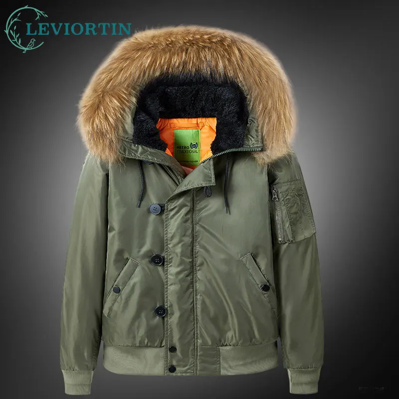 

Мужские зимние военные тактические парки, куртки-бомберы с толстым меховым воротником, осенние мужские уличные ветрозащитные длинные ветровки, пальто