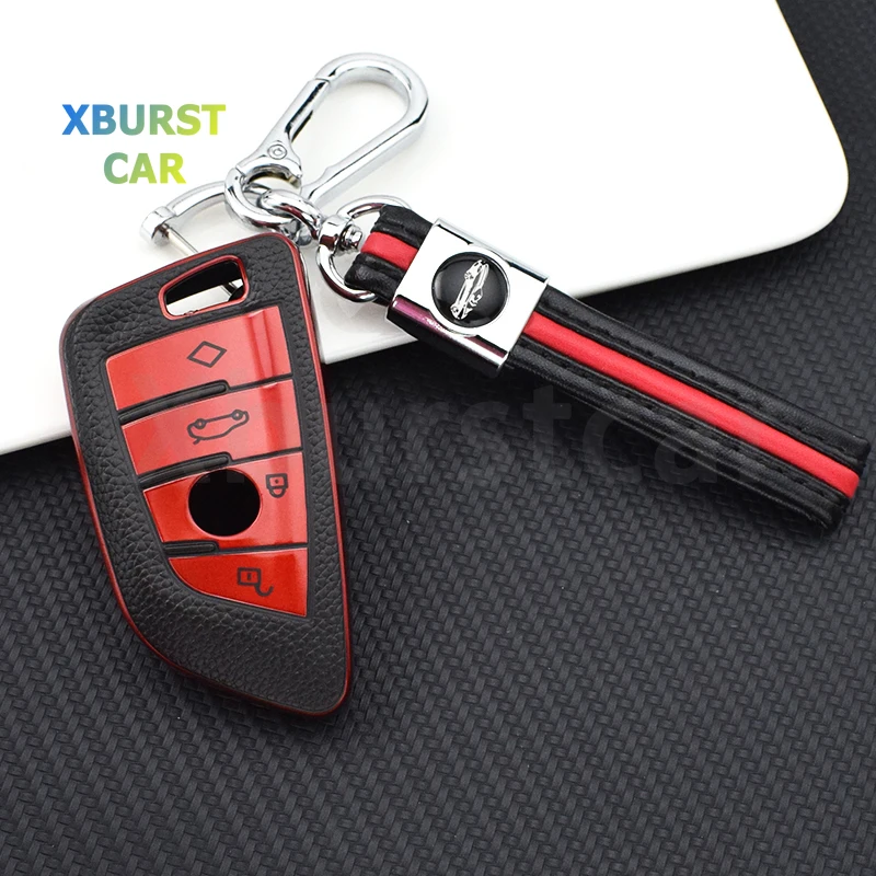 TPU Leather Car Remote Key Bag Holder For Bmw F20 G20 G30 X1 X3 X4 X5 G05 X6 X7 G11 F15 F16 G01 G02 F48 Auto Shell Fob Case