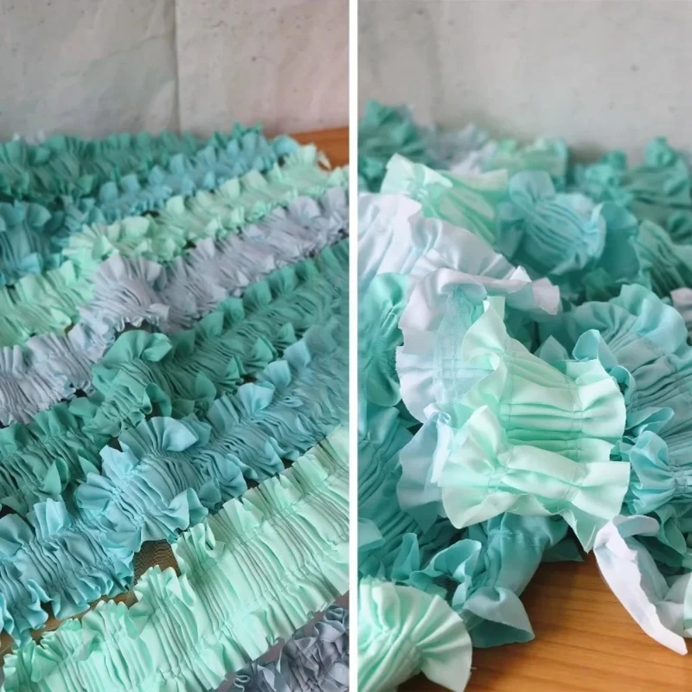Chiffon Pleated Fabric Creative for Dress Clothing Graduation Design Designer Diy Sewing Material Cloth Wholesale
