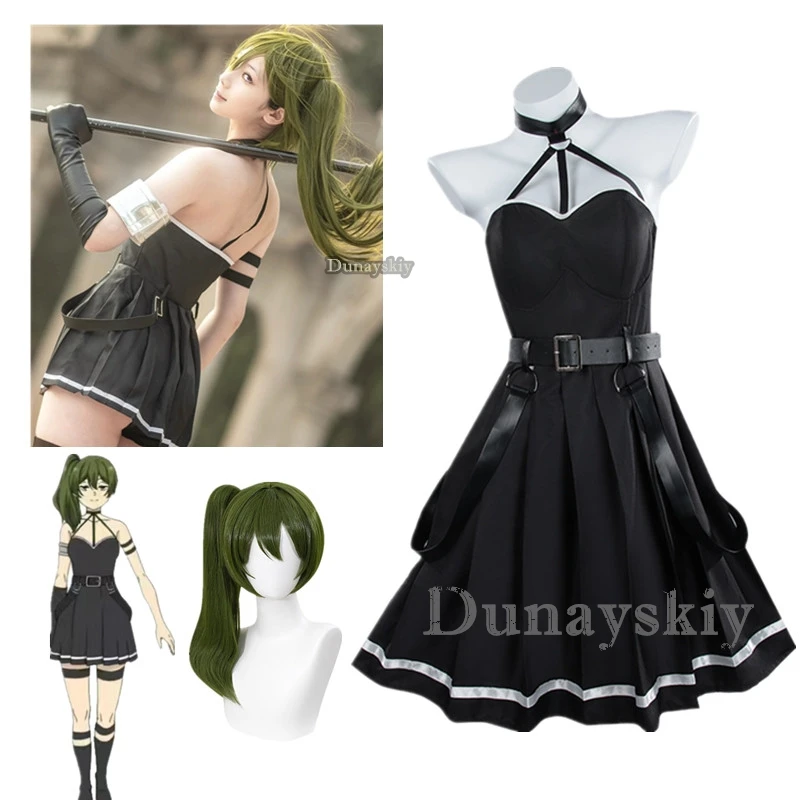 

Ubel Cosplay Women Costume Anime Sousou No Frieren Fantasy Dress Coat Outfits Halloween Carnival Party Suit