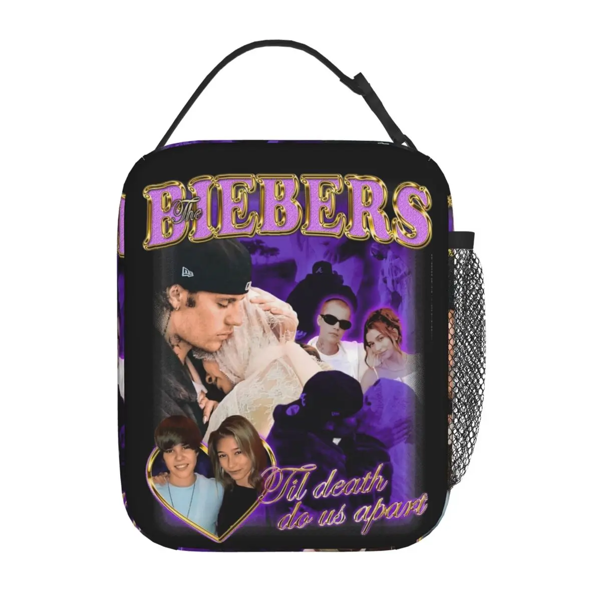 

Justin Bieber Hailey Insulated Lunch Bags High Capacity Reusable Thermal Bag Tote Lunch Box Work Outdoor Girl Boy