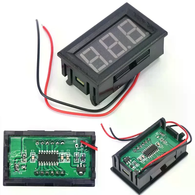 Mini voltmeter tester Digital voltage test battery DC 0-30V red auto car LW SZUS