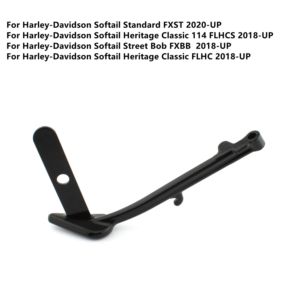 

For Harley-Davidson Softail 18-Street Bob FXBB Motorcycle Steel Kickstand Steel Sidestand Foot Side Stand Stock Length 0510-0522