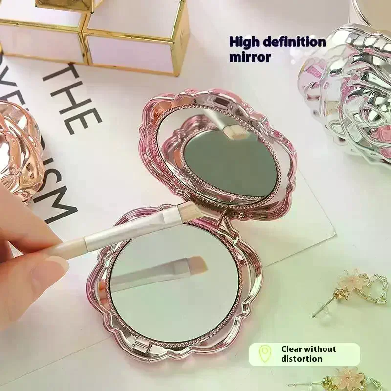 Beauty Rose Makeup - 1pcs 도구 휴대용 미니 화장품 거울