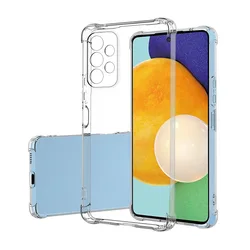 A53 A52 A52S 5G obudowa Airbag przezroczysty miękki silikonowy pokrowiec do Samsung Galaxy A 52 A 52 S A 52 S A32 4G 5G A 53 osłona ochronna