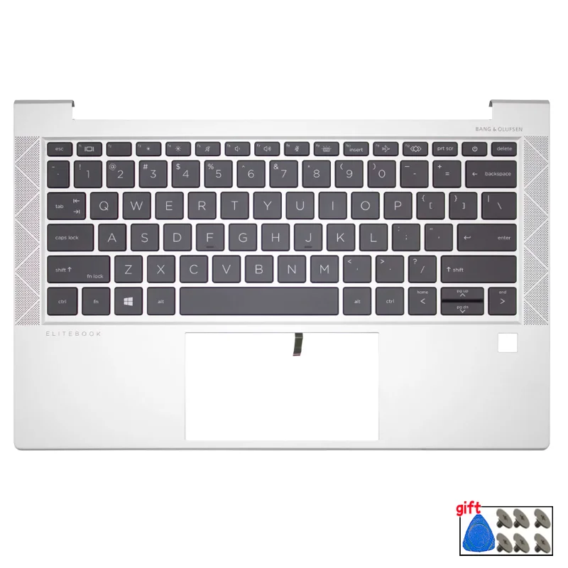 New For Elitebook 830 840 850 860 G7 G8 G9 G10 G11 US Keyboard With Backlit Palmrest Upper Cover Computer Replacement Parts Case