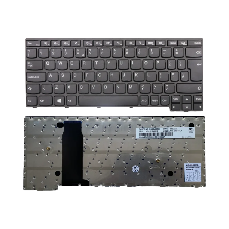 UK English Keyboard for Lenovo Thinkpad Yoga 11e 3rd Gen 3 01AW036 01AW075