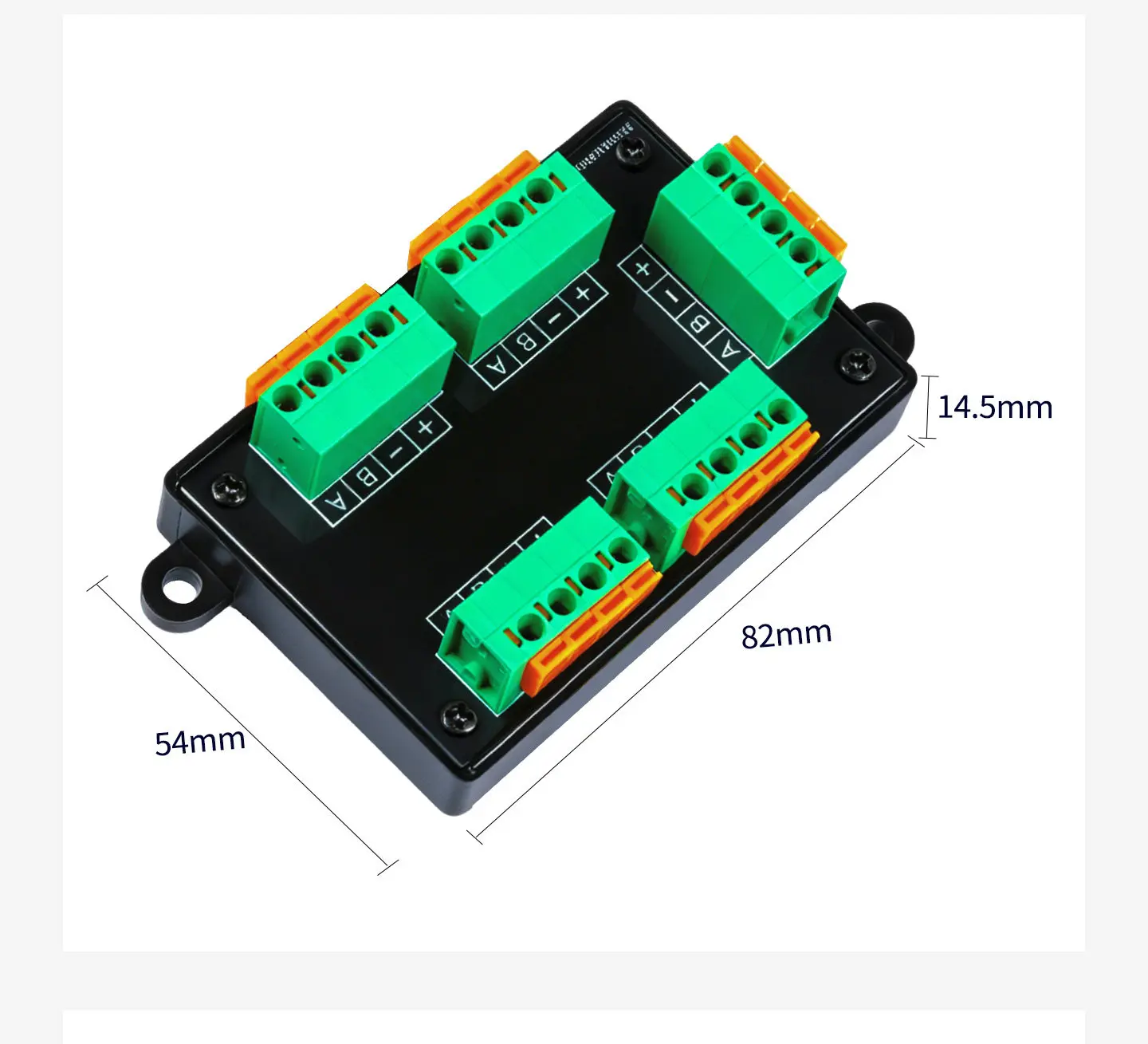 Splitter Terminal Block Multi-In Multi-Out Direct Plug-In Split Divider Module Guide Rail Adapter Board
