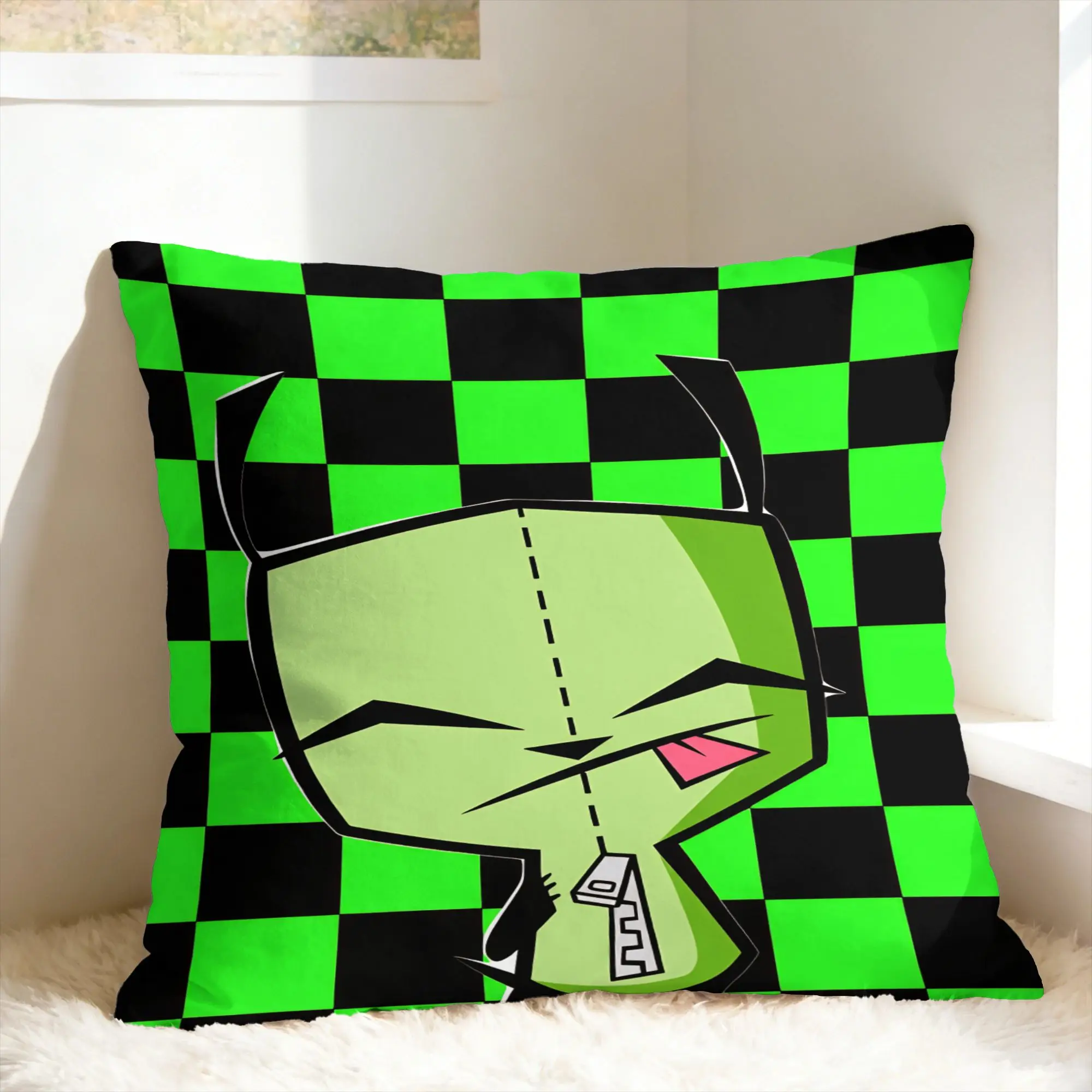 I-Invader ZIM Anime Pillow Cover  Comfy Cushion Cover Kawaii Pillow Case For Wedding Party Home Decor