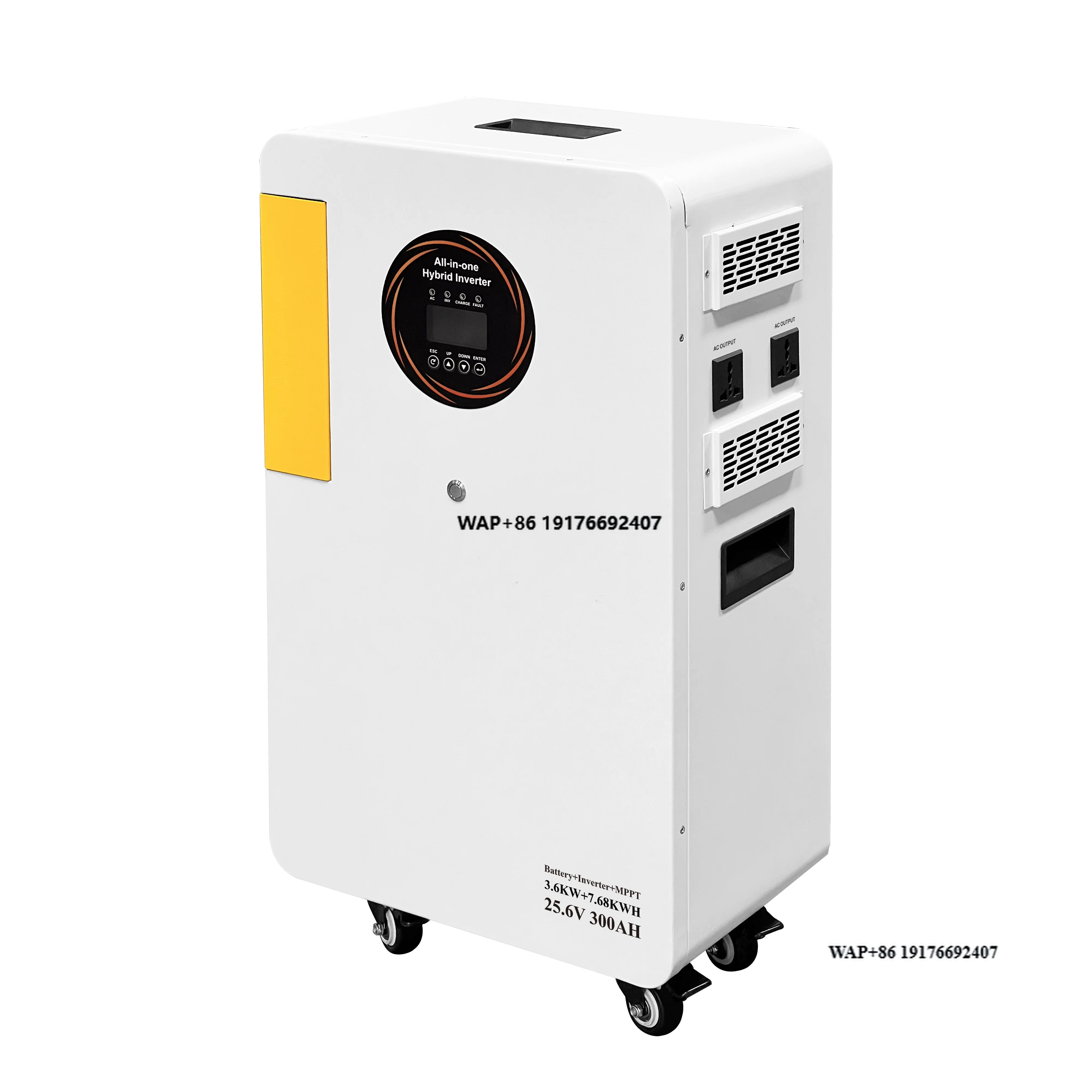 Huge Capacity 3.6KW Movable All-In-One ESS Customizable for  Portable Water Pumps Portable Air Conditioners