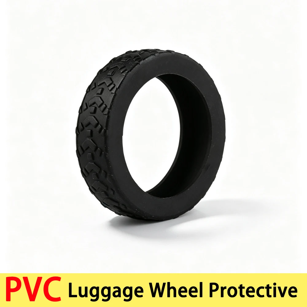 4/8Pcs High Quality PVC Travel Luggage Wheels Protective Covers Reduce Noise Silent Caster Sleeve Suitcase Accessories Hot