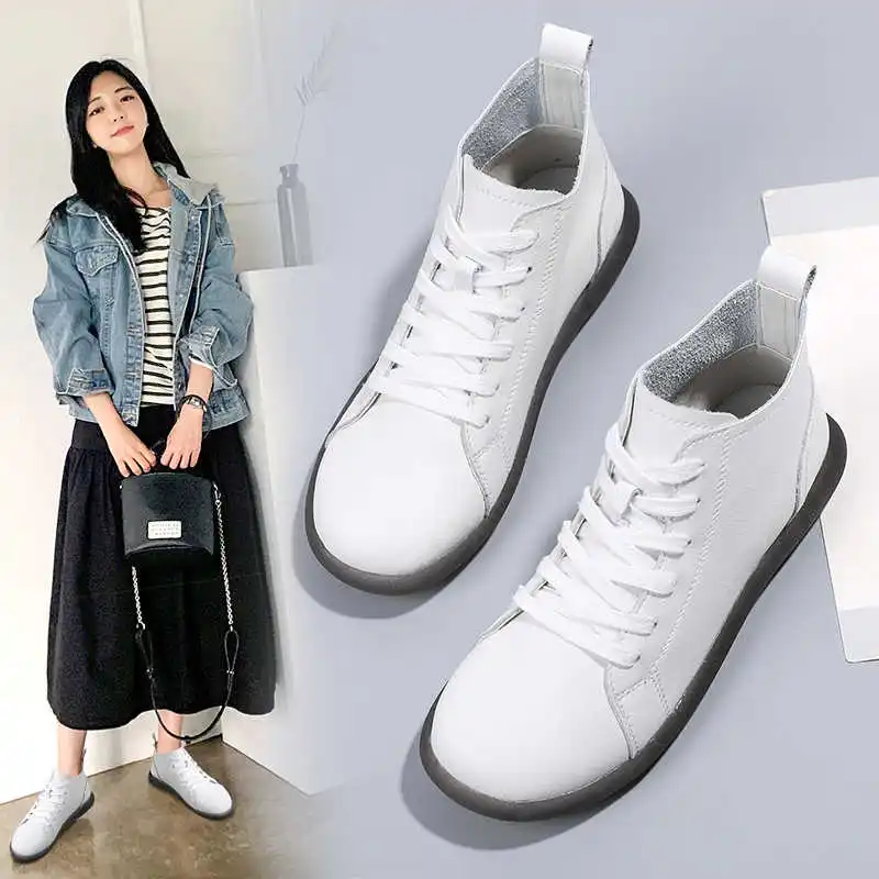 Hauteur augmentant Hip Hop dames chaussures baskets mocassins vulcanise chaussures blanc mocassin femme sport technologies nouveau