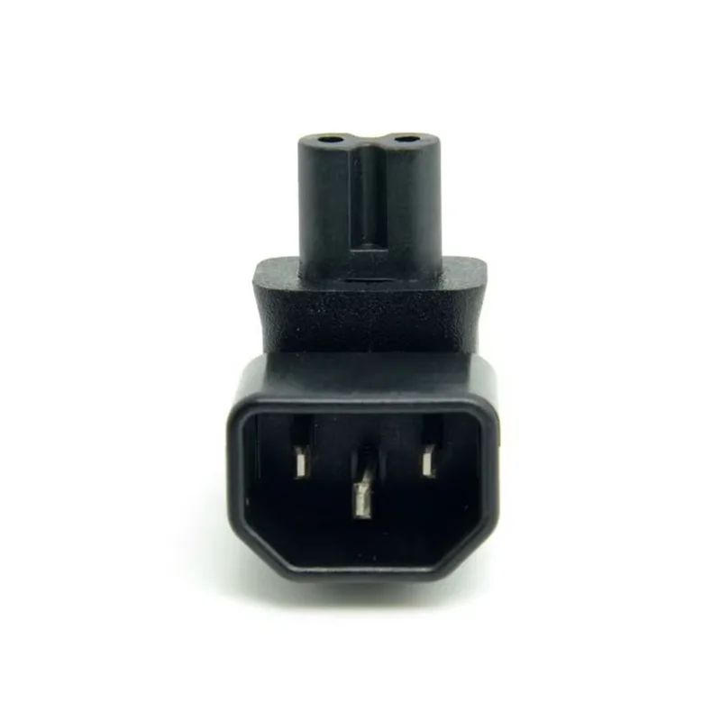 90 Degree Right Angled IEC angle IEC320 IEC 320 C14 Socket to IEC C7 AC Power Plug Adapter connector