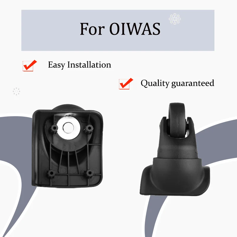 For OIWAS W044  Luggage Wheel Repair Kit - Replacement Wheels With Stainless Steel Axles Suitable For all Luggage