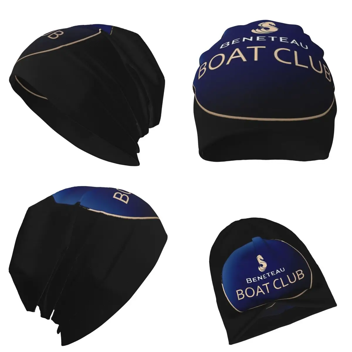 Beneteau Boat Club Warm Knitted Cap Hip Hop Bonnet Hat Autumn Winter Outdoor Beanies Hats for Men Women Adult