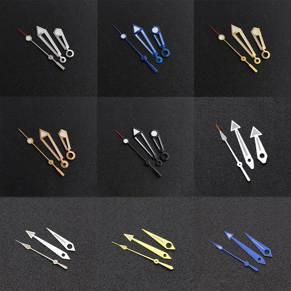 High quality 9.4*13*17mm SeaMaster 007 Watch Hands Luminous Hands Fit NH35 NH36 ETA 2836 2824 Miyota 8205 8215 Movement