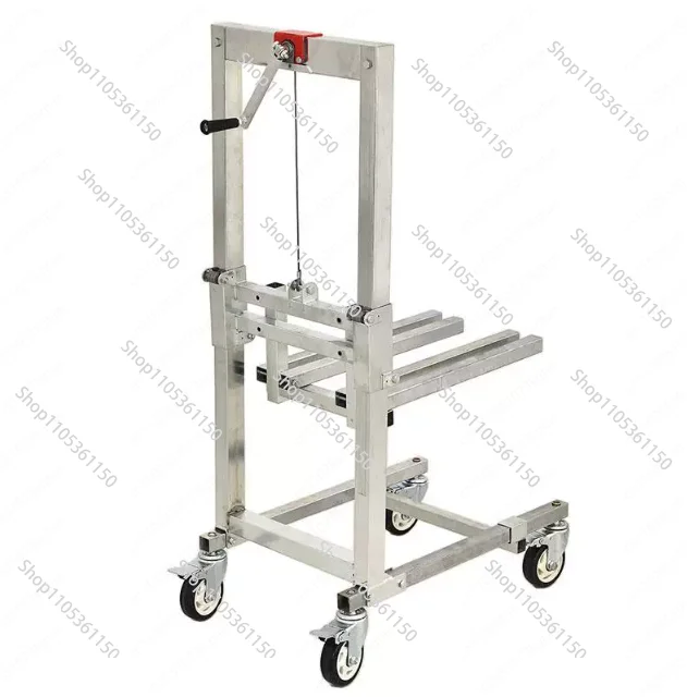 Manual Unloading Stacker – Lifting & Handling Pallet Truck, Portable Folding Light Household Lift Trolley