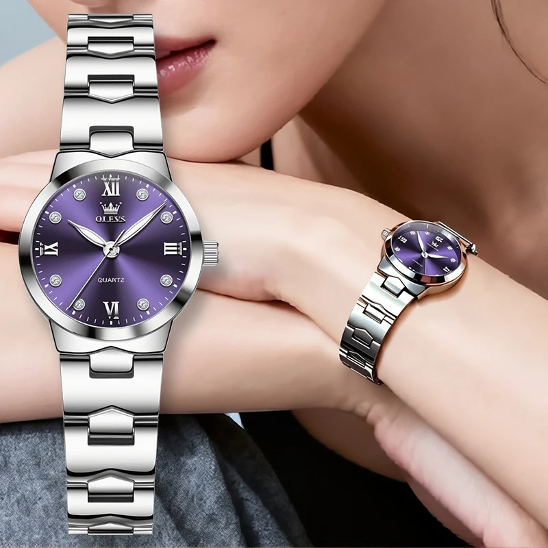 

OLEVS Ladies Quartz Watch Highend Elegant Business Wristwatch Original Brand Stainless Steel Strap Luxury Gift For Women